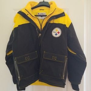 Men's Champion brand Steelers Jacket Coat